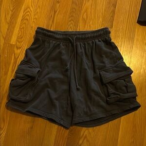 M Garage Grey Cargo Shorts